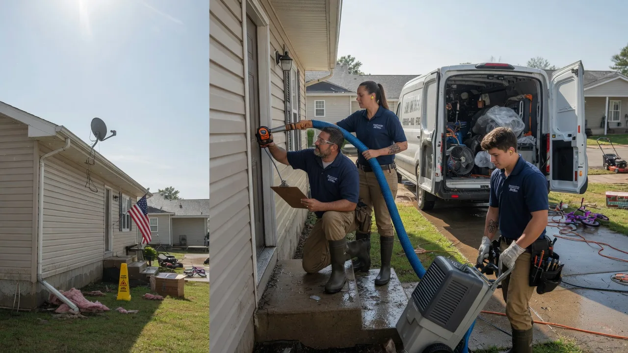Ceiling Water Damage Restoration in Fayetteville, NC near me